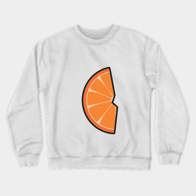 Couple Orange (men) Crewneck Sweatshirt by sitorus